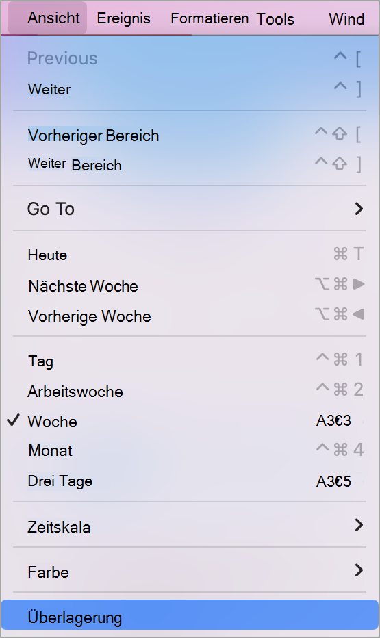 Dropdownmenü 