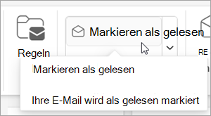 Screenshot des angepassten schnell ausgeführten Schritts, der eine Beschreibung enthält, wenn der Mauszeiger auf den Schritt gezeigt wird