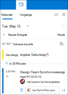 Kalenderansicht 