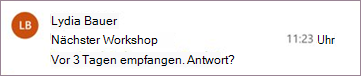 Nachrichtenerinnerung für Outlook