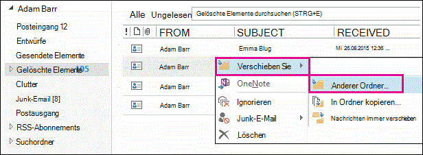 Klicken Sie auf 