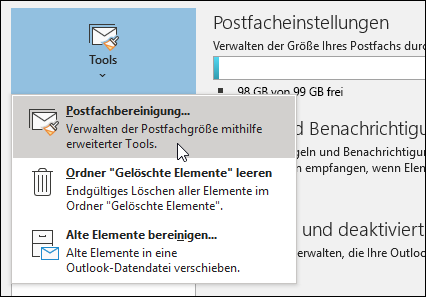 Postfachbereinigung