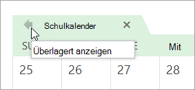 Klicken Sie auf den Pfeil 