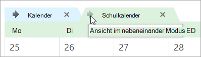 Klicken Sie auf den Pfeil 