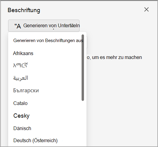 Dropdownliste 