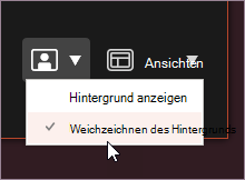 Hintergrund weichzeichnen
