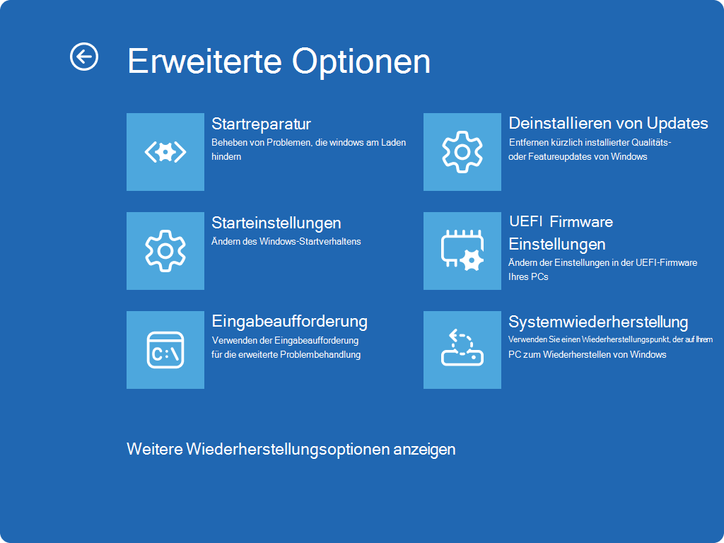 Screenshot des Bildschirms 
