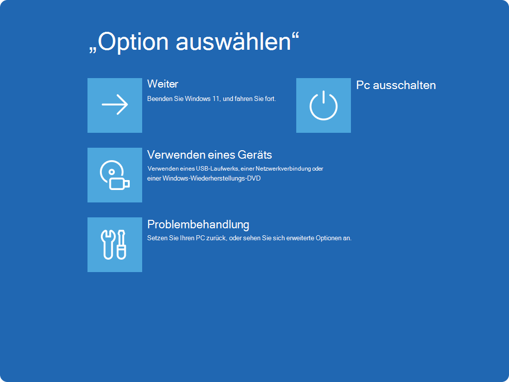 Screenshot des Bildschirms 