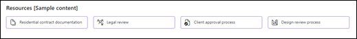 Vorschau des Quicklinks-Webparts