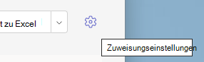 Zuweisungseinstellungen