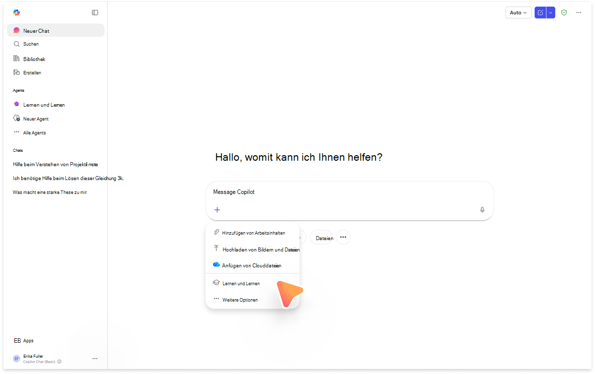 Erste Schritte mit dem Study and Learn Agent | Microsoft Support