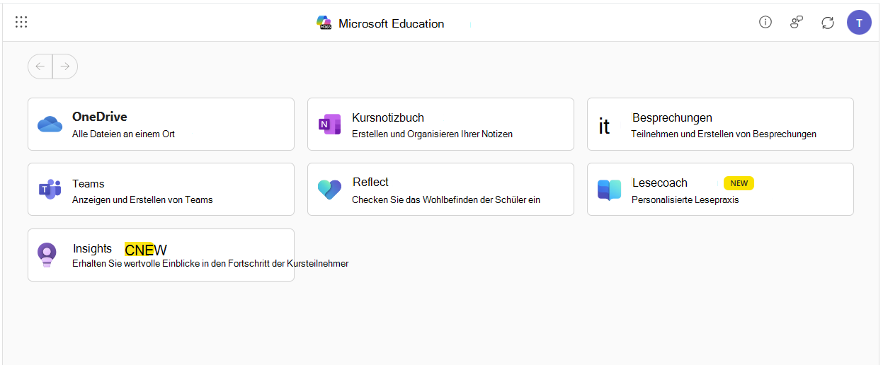 Microsoft 365-App-Dashboard