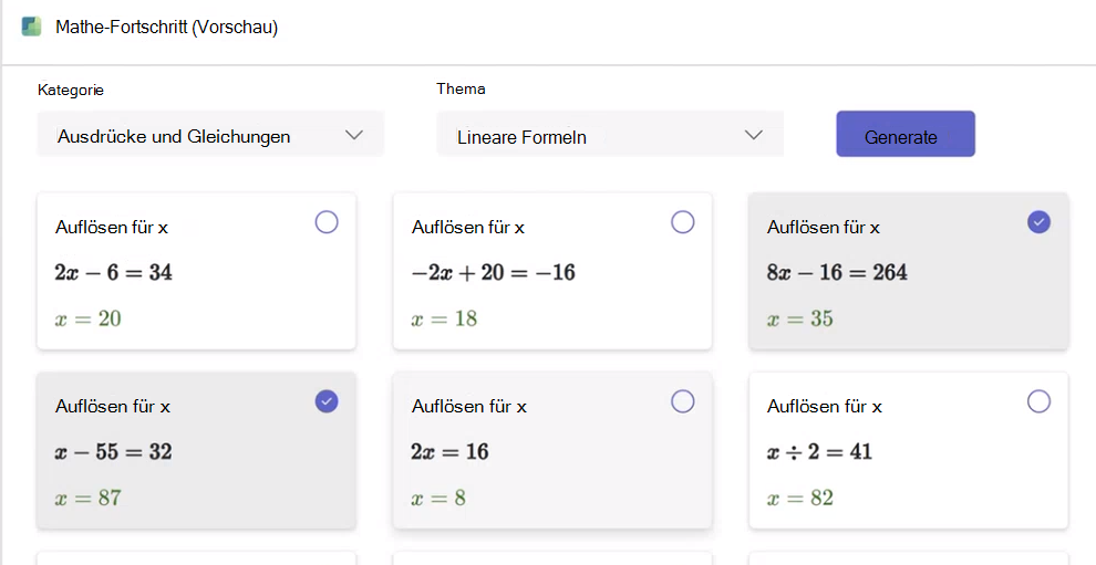 Mathematischer Fortschritt