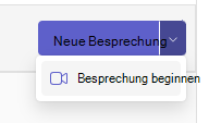 Schaltfläche „Besprechung beginnen“