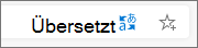 Übersetzte status in der Suchleiste