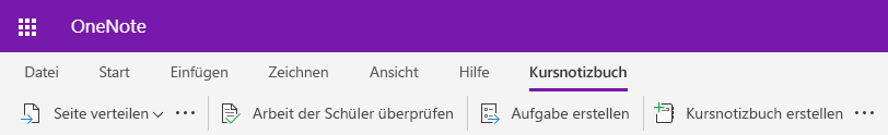 Screenshot der Registerkarte 