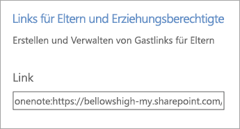 Link für Links für Eltern oder Erziehungsberechtigte in 