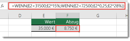 Beispiel für eine gut konstruierte IF-Anweisung.