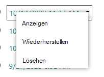 Excel-Wiederherstellungsoption