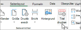 Klicken Sie auf der Registerkarte 