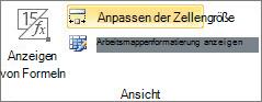 Ändern der Größe von Zellen