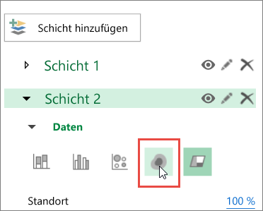 Symbol 'Wärmebild' im Schichtbereich