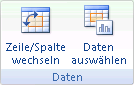 Abbildung des Excel-Menübands