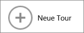 Schaltfläche 'Neue Tour' im Kartenkatalog