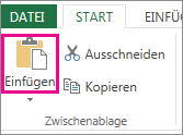 Screenshot, der den Befehl 
