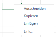 Screenshot mit einem Rechtsklick, um die Befehle 