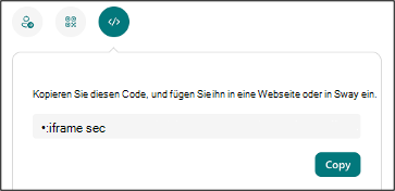 Sway-Einbettung