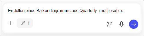 Chatfeld mit Prompt