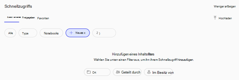 Screenshot zusätzlicher Filter in den Suchergebnissen der Microsoft Copilot-App