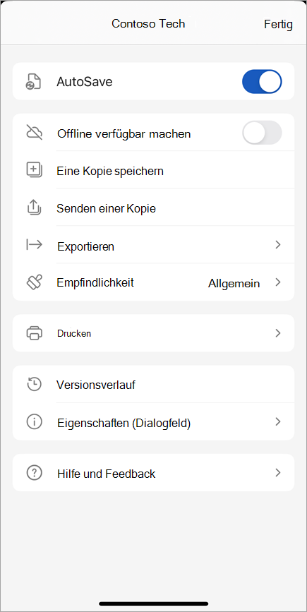 Screenshot des Dialogfelds 