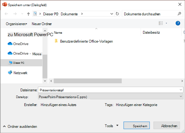 Die legacy-Benutzeroberfläche 