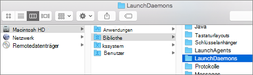 Navigieren Sie zuerst zum Ordner 