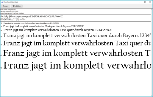 Mit der Windows Font-Vorschau können Sie Schriftarten auf Ihrem Windows-Computer anzeigen und installieren.