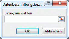 Bezugsfeld für Datenbeschriftungsfeld