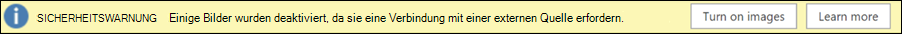 Sicherheitswarnung