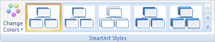 SmartArt-Symbolleiste - Hierarchie