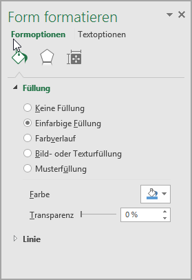 Formatieren von SmartArt-Shapes