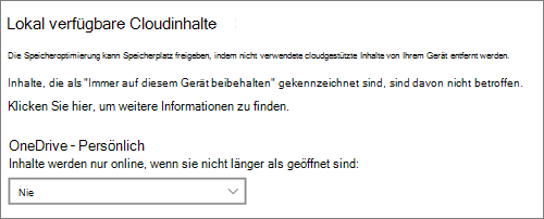 Windows 10-Dropdownmenü 