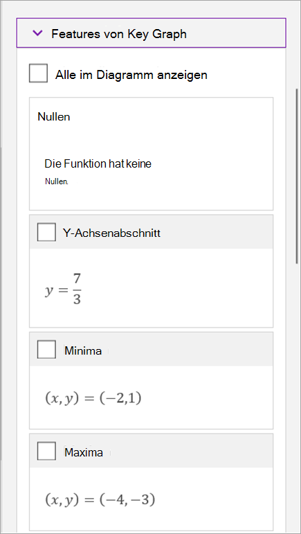 Schreiben einer mathematischen Formel in OneNote für Windows 10