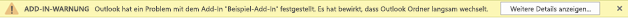 Problem mit Add-In