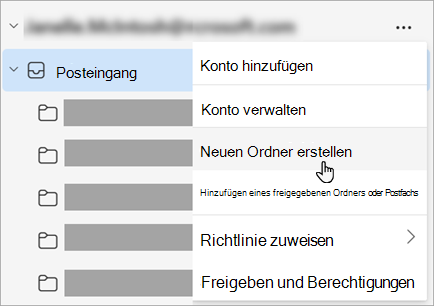 Screenshot: Auswahl von 