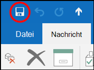 Klicken Sie auf Speichern, um die Änderungen zu speichern.
