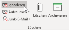 Unterhaltung ignorieren