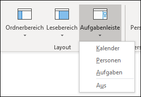 Festlegen To-Do Leiste