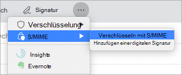 Mit S/MIME verschlüsseln