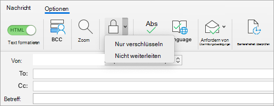 Anzeigen der Schaltfläche 